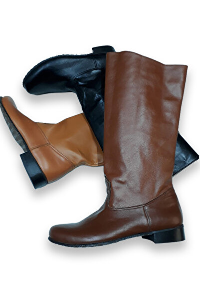 Selim Kundura %100 Deri Çarşamba Erkek Çizme Bot Nuilit Tabanlı