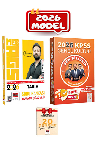 Yargı Yayınları Benim Hocam 2026 KPSS Sen Bilirsin Soru Cevap Kitabı+Günay Gö...