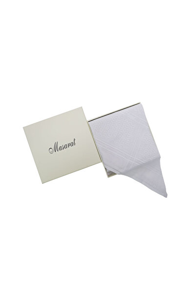 MASARAT شماغ مسارت أبيض شبابي KY006