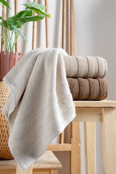 Fiesta Tekstil سلسلة رينبو 50x90 مناشف رياضية ثلاثية القطع