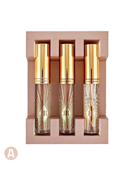 ROSE BERRYY 3-in-1 Lip Kit (Lipliner + Lip Glossy + Matte Lipstick), Rose Berry, Grade A