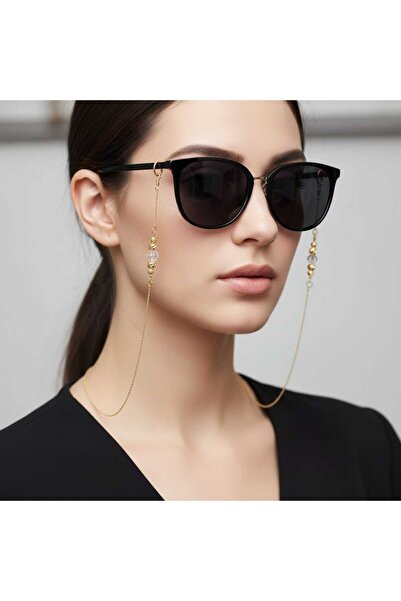 Ralp Moda Globe Cut Czech Crystal Eyewear Chain