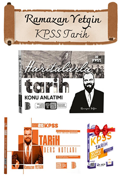 Panem Yayınları Benim Hocam Yayınları 2026 KPSS Ramazan Yetgin Haritalarla Ta...