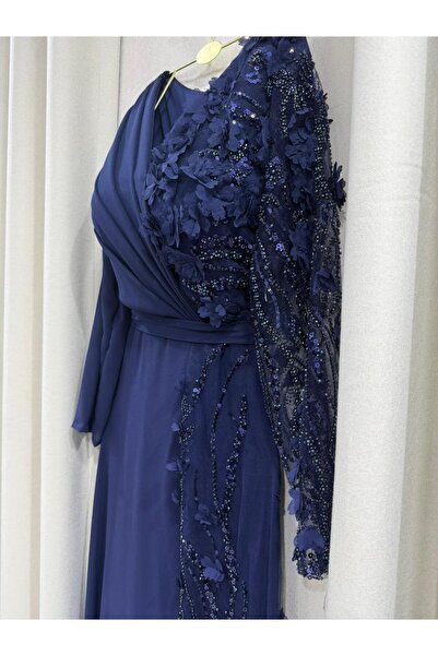 MAIN DRESS فستان نسائي باضافه الورد بالكم