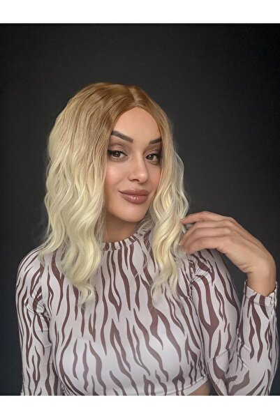 Suzan Peruk Peruk Gerçek saç dokusunda Medikal Peruk Tepe Kısmı Cilt baş deri...