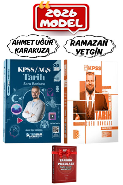 Yargı Yayınları Benim Hocam Yayınları 2026 KPSS Ramazan Yetgin Tarih Soru Ban...