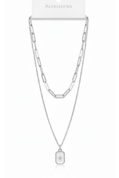 Ervalina Trend Çoklu Mineli Kutup Kolye