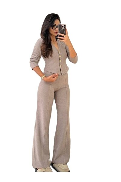 BUTİCK طقم موديل سيلانيك (لون حجري)