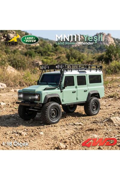 MN Model MN111 1/18 Land Rover Defender 110 4WD RC Model Rock Crawler Offroad Uzaktan Kumandalı Arab