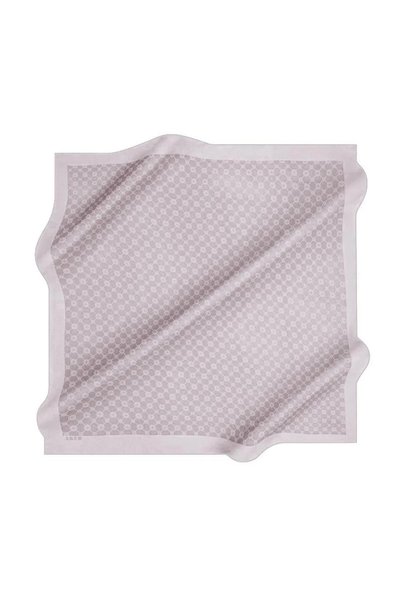 Aker 90 x 90 Elegance Monogram Pamuk - Polyester Eşarp - 1090500-991 - Gül Kurusu