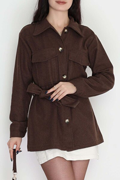 KapadokyaButik Double Pocket Shirt Tunic