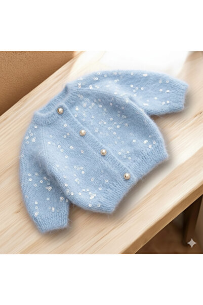 Charme Elegant el örgüsü bebek ceket