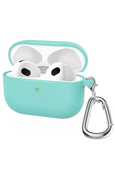 Choice34 جراب سيليكون ناعم لسماعات AirPods Pro 2 باللون الأخضر الجوهري، مقاس ...