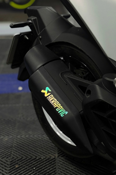 Banxtre Akrapovic Sticker Decal for Motorcycle and Exhaust (1 Piece) (Sticker)