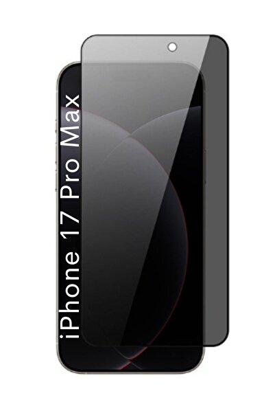 NOVKA Phone Accessories واقي شاشة زجاجي أسود متوافق مع آيفون 17 برو ماكس، يغط...
