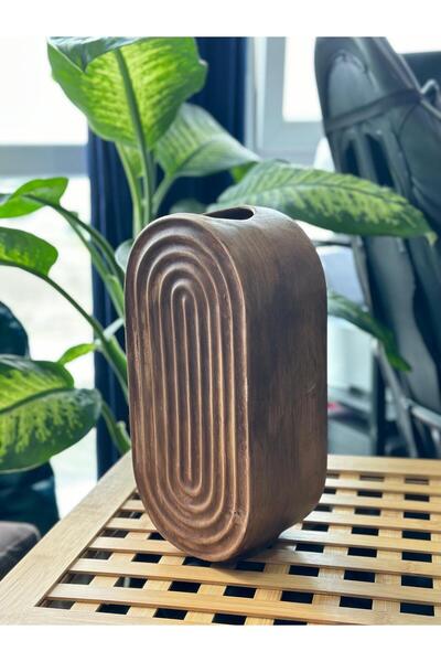 Kalya Concept Διακοσμητικό Βοημικό Κεραμικό Βάζο σε Σχήμα Ουράνιου Τόξου 15x2...