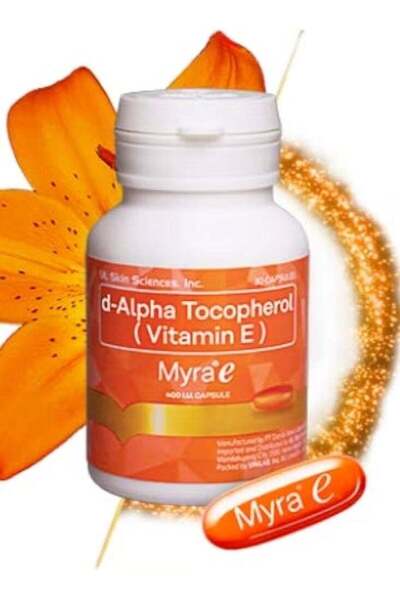 Myra E 400 IU Vitamin E – Natural Antioxidant Capsules for Skin & Wellness Su...