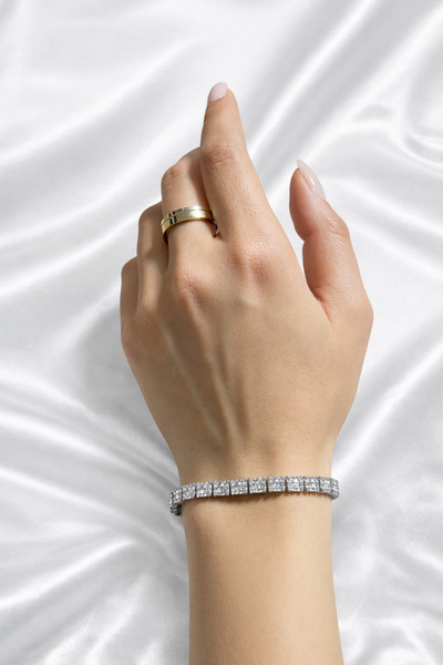 B&B Jewerly Full zirkon özel tasarım özel kelepçe bileklik