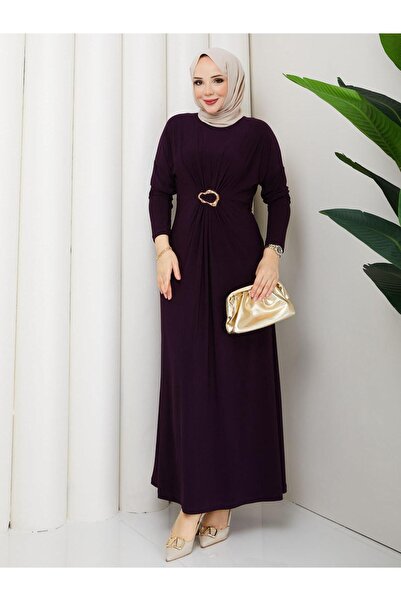 Arden Butiq Sendy Tesettür Uzun Elbise