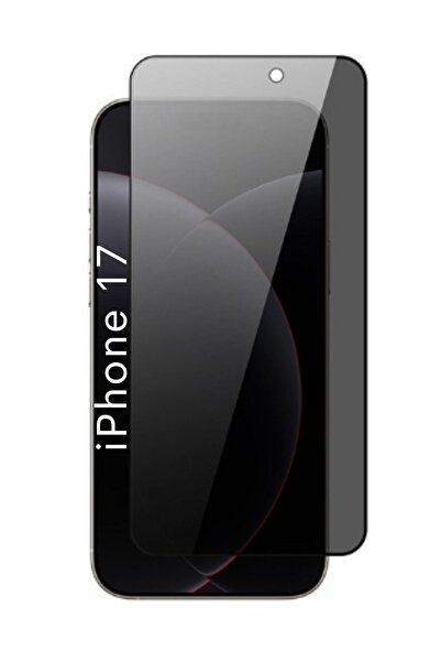 NOVKA Phone Accessories واقي شاشة زجاجي أسود متوافق مع آيفون 17 بتغطية كاملة ومضاد للكهرباء الساكنة