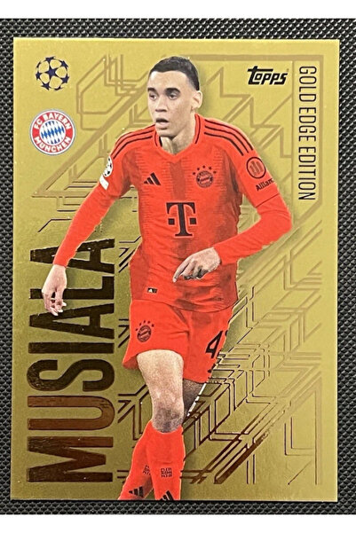 Topps جمال موسيالا - 2024-25 ماتش أتاكس - إصدار جولد إيدج