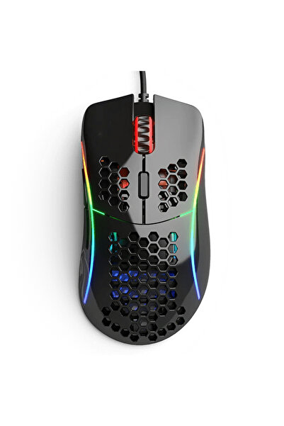 Glorious Model D GD-GBLACK 12000 DPI 6 Tuş RGB Optik Parlak Siyah Kablolu Gam...