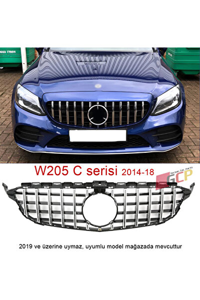 GCP German Car Parts شبك أمامي لسيارة مرسيدس W205 الفئة C طراز GT موديلات 201...