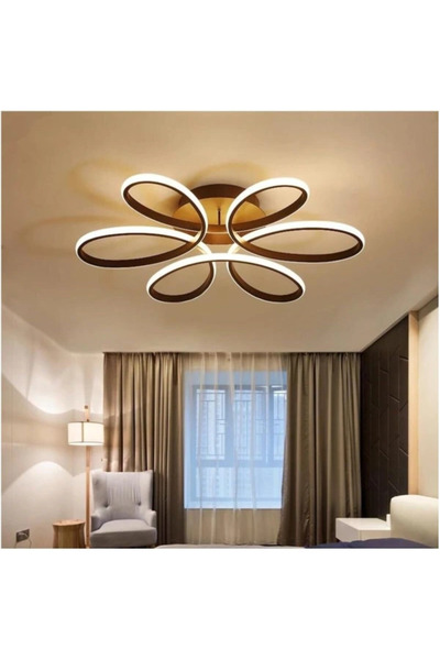 AyrStore Papatya Model Plafonyer Modern Led Beyaz Işık Ultra Power Led Avize ...