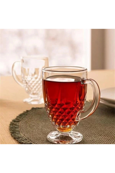 AyrStore Lasalle 4'lü Çay Fincanı, Şeffaf