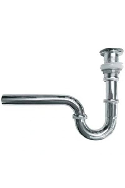 AyrStore Paslanmaz Lavabo Eviye Gider Sifonu Pop Up Süzgeçli Basma Butonlu