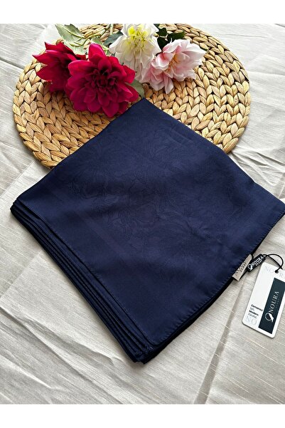 HAREM SCARF Срібний шарф Neva, темно-синій