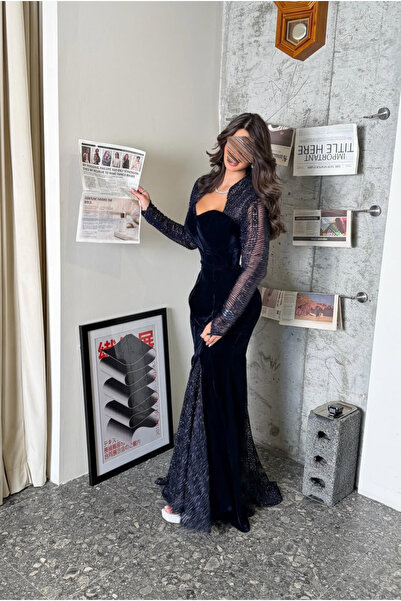 LANMAS Evening dress. With a touch of velvet and sparkle ✨