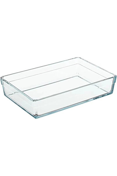 AyrStore Pasabahce Borcam Premium Dikdörtgen Tepsi, 20 cm x 29 cm, Şeffaf, 2....