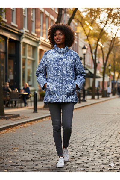 shE tekstil Cotton Fabric Quilted Coat