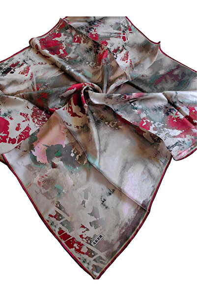 Aker Silk Crepe Satin Scarf Best of Series 8989701-311