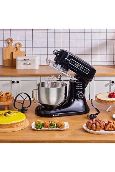 AyrStore Pro Artisan Dijital Ekran Zaman Ayarlı Döküm Mutfak Şefi 1600W Black