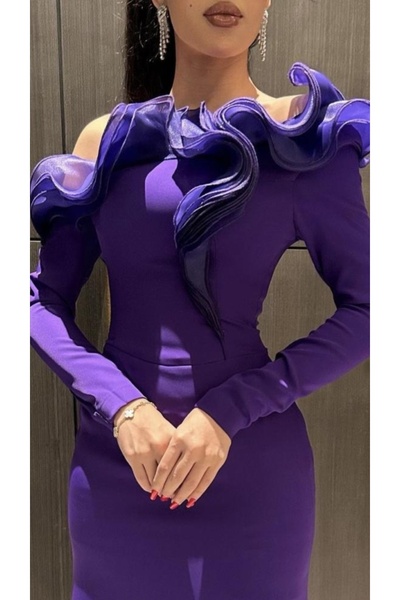 Masha ~ فستان سهره مميز وراقي خامة باربي