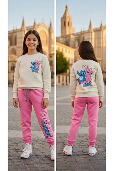 ATA7 طقم "ستيتش وأنجل" (Stitch & Angel) اللطيف