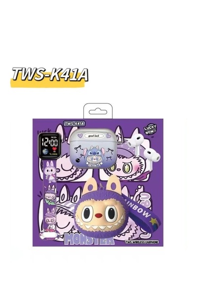 Generic لابوبو - طقم هدايا سماعات أذن لاسلكية