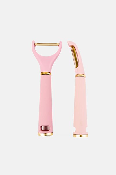 Cook With Color 2 Piece Peeler Set, Pink