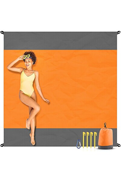 Arabest Portable oversized beach mat, suitable for travel, camping, hiking, waterproof mat