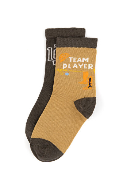 U.S. Polo Assn. Erkek Çocuk Hardal Soket Çorap 50318056-VR151