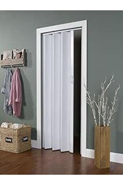 ROBUSTLINE فاصل غرف قابل للطي على شكل أكورديون مع قفل ومقبض - متين، مقاوم للماء، سهل التركيب