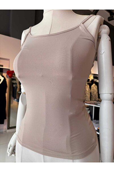 Dilvin vizon ince askılı esnek basic atlet