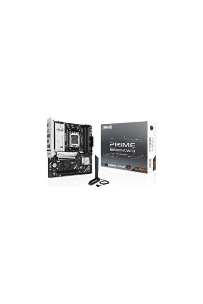 ASUS Prime B850M-A Wifi 8000Mhz (Oc) Ddr5 Soket Am5 M.2 Hdmi Dp Matx Amd Anakart