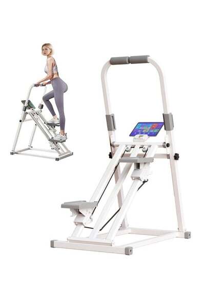 Arabest Foldable Stair Stepper Machine with Adjustable Handlebar Step Counter...