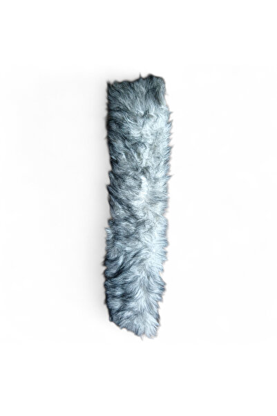 maia Gray Faux Fur Flat Neck Collar – Soft and Balanced Form