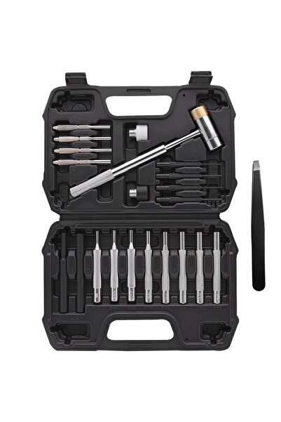 Choice 21Pcs 21PCS Punch Set, Pin Punches, Punch Tool, Roll Pin Punch Set, Including Punches and Hammer, Me