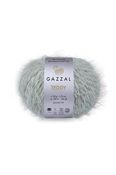 Gazzal Teddy 40% Merino Wool 60% Polyamide – 50 g 150 m Πλεκτό νήμα που ανακουφίζει από τον άσχημο-6535-1 ΤΕΜ.