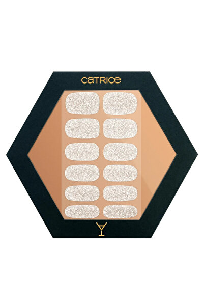 Catrice About Tonight Self Adhesive Glitter Nail Foil 24pcs Gray- C01 Cheer The Year